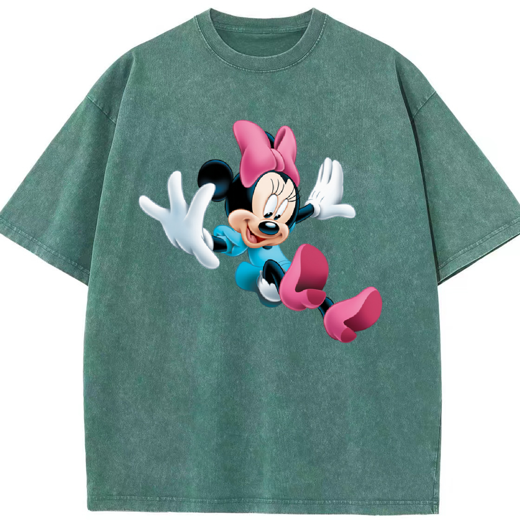 （画像用） ミッキーマウス Mickey Mouse 綿100% ヴィンテージ風 半袖Tシャツ（フロントプリント）